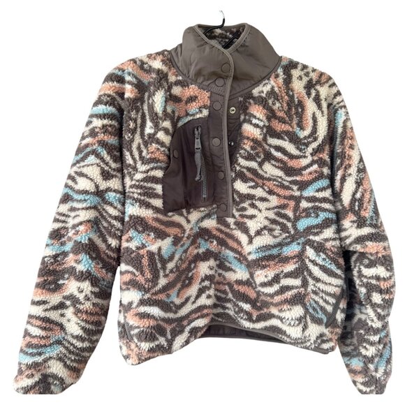 Free People FP Movement XSmal Rocky Ridge Pullover Neutral Desert - Picture 1 of 10